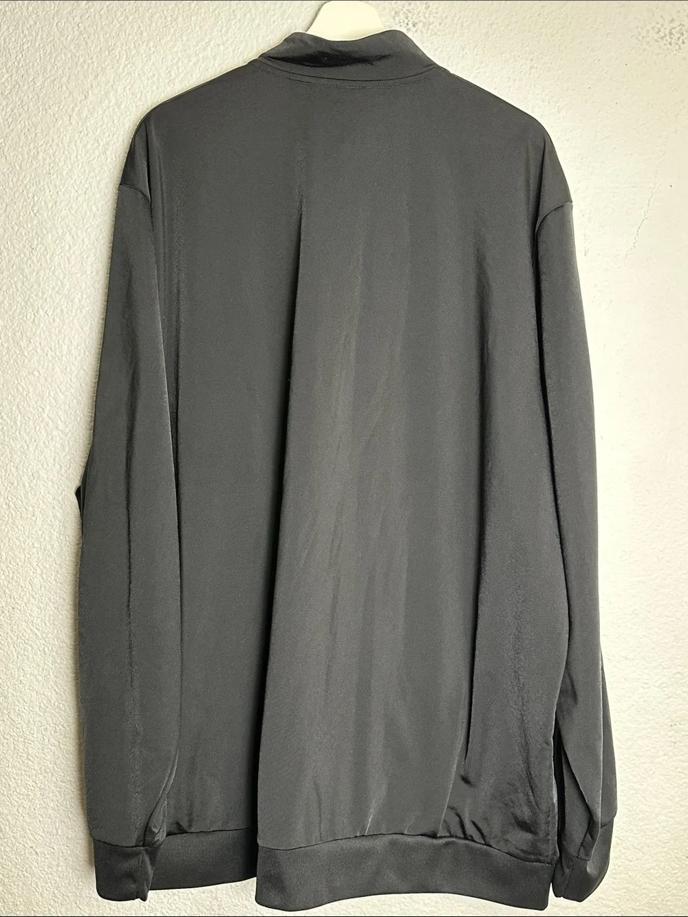 Adidas Men’s Track Jacket Black Full Zip Size 3XL‎